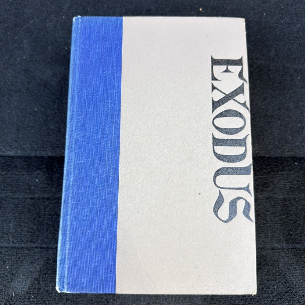 Exodus by Leon Uris 1958 Vintage Hardcover Book‎ Sci-Fi Novel